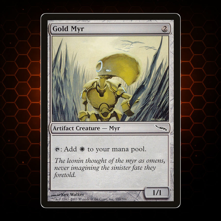 Gold Myr Mirrodin product image