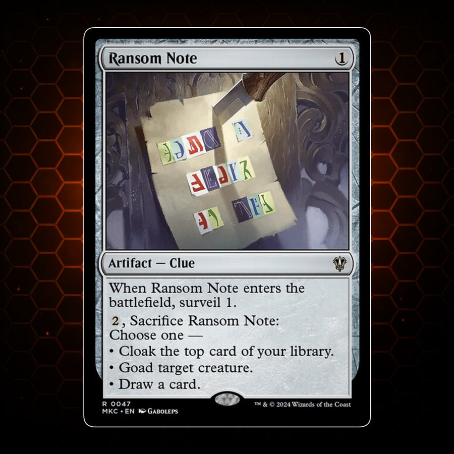 Ransom Note Murders at Karlov Manor Commander product image