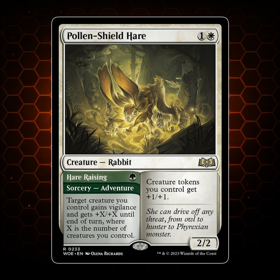 Pollen-Shield Hare // Hare Raising Wilds of Eldraine product image
