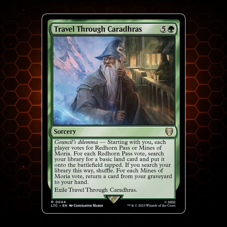 Travel Through Caradhras Tales of Middle-earth Commander product image