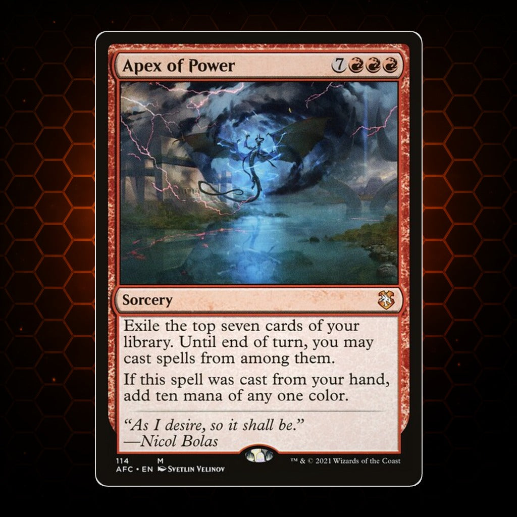 Apex of Power Forgotten Realms Commander product image