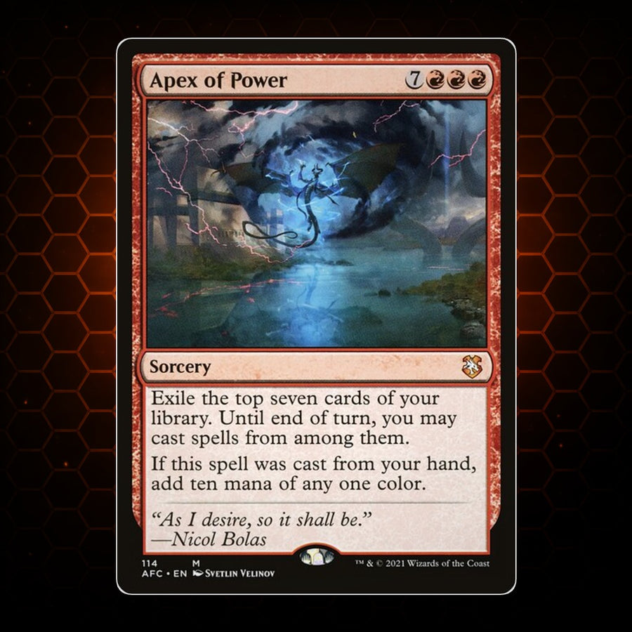Apex of Power Forgotten Realms Commander product image