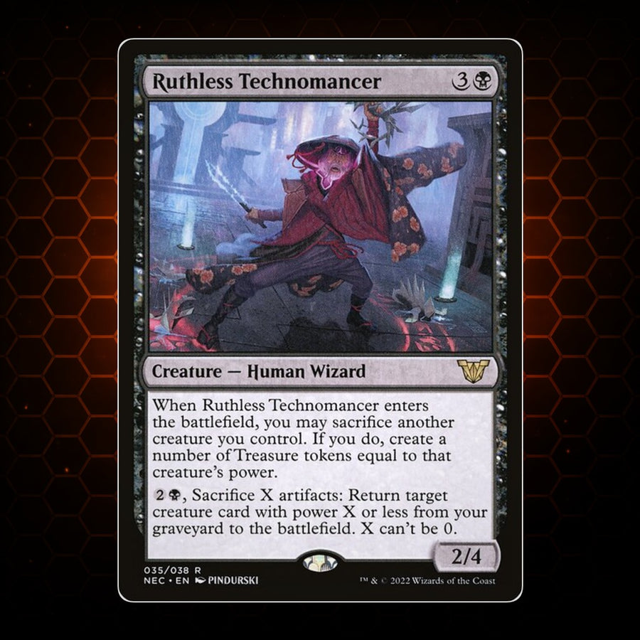 Ruthless Technomancer Neon Dynasty Commander product image