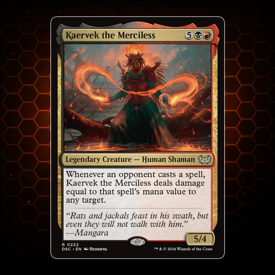 Kaervek the Merciless Duskmourn: House of Horror Commander product image
