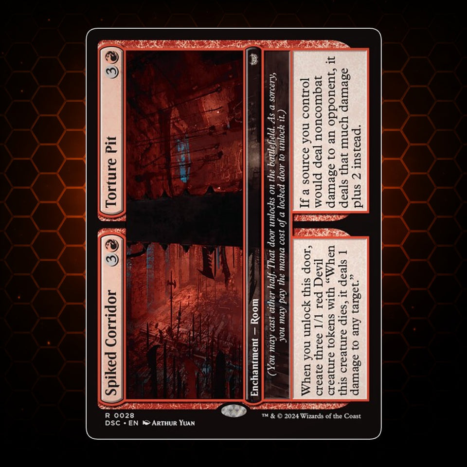 Spiked Corridor // Torture Pit Duskmourn: House of Horror Commander product image