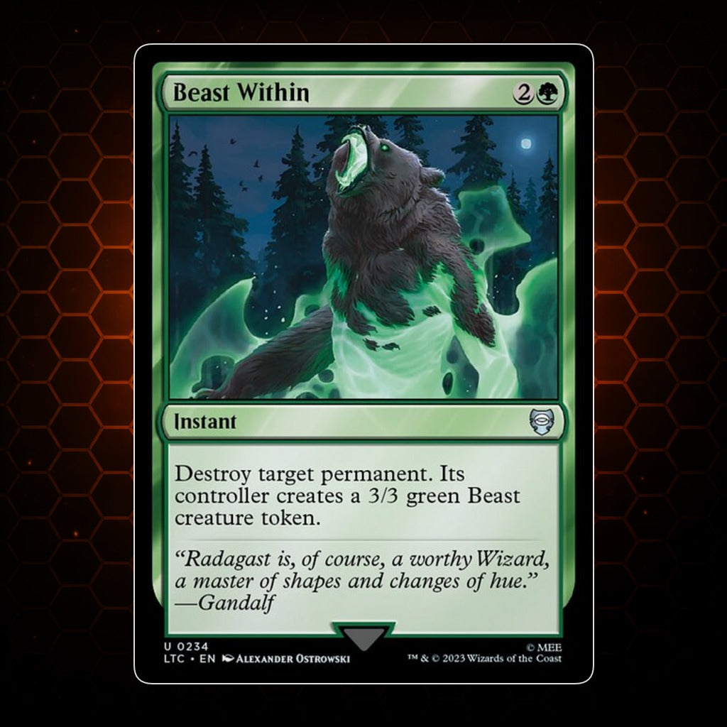 Beast Within Tales of Middle-earth Commander product image