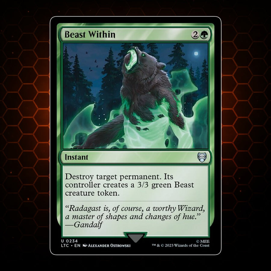 Beast Within Tales of Middle-earth Commander product image