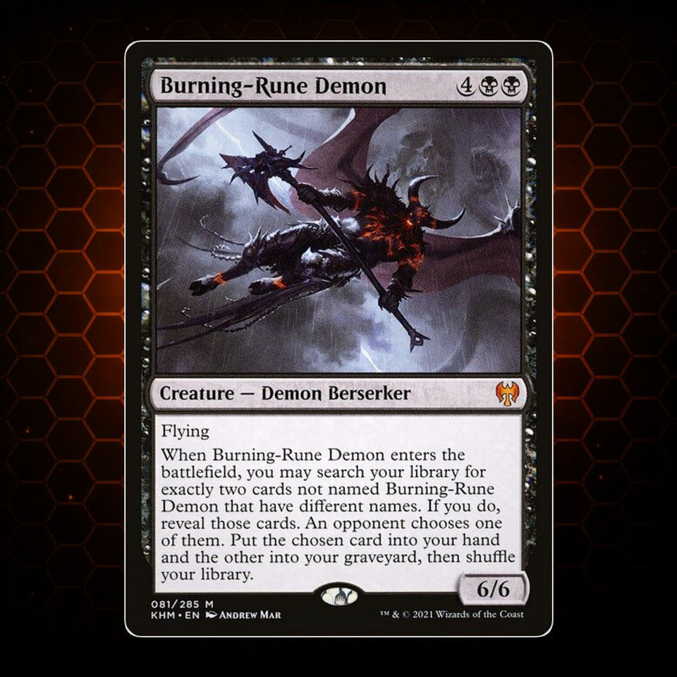 Burning-Rune Demon Kaldheim product image