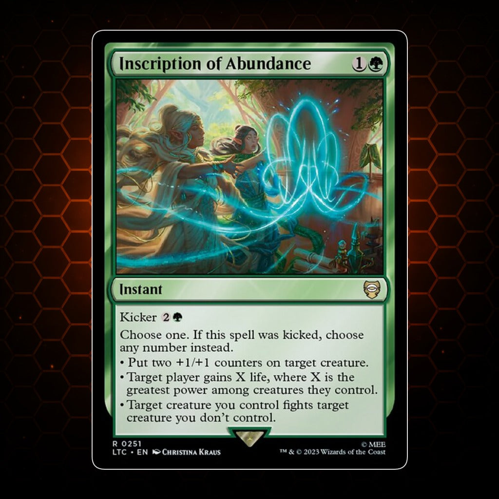 Inscription of Abundance Tales of Middle-earth Commander product image