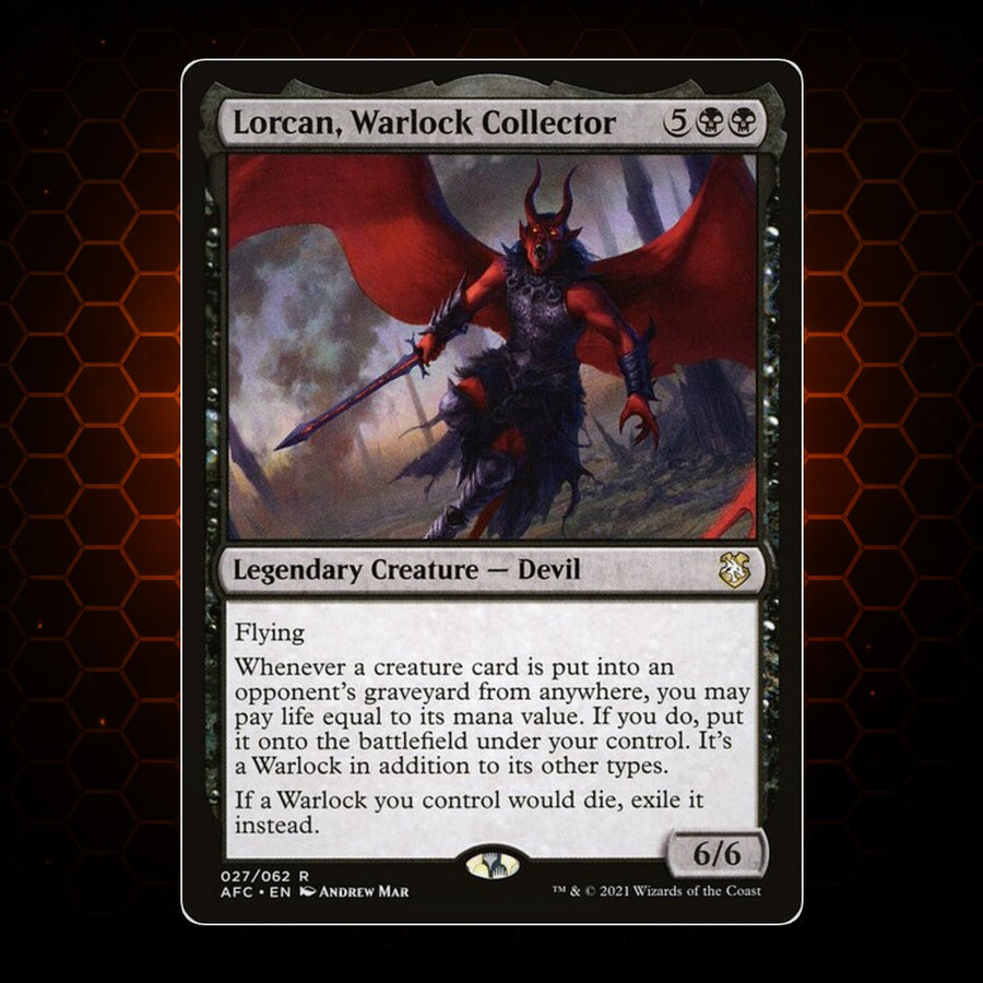 Lorcan, Warlock Collector Forgotten Realms Commander product image