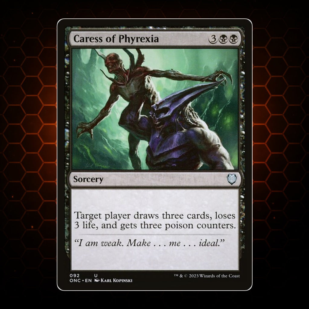 Caress of Phyrexia Phyrexia: All Will Be One Commander product image